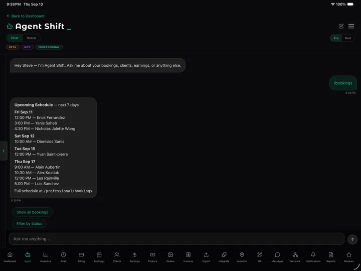 Agent Shift_ — iPad